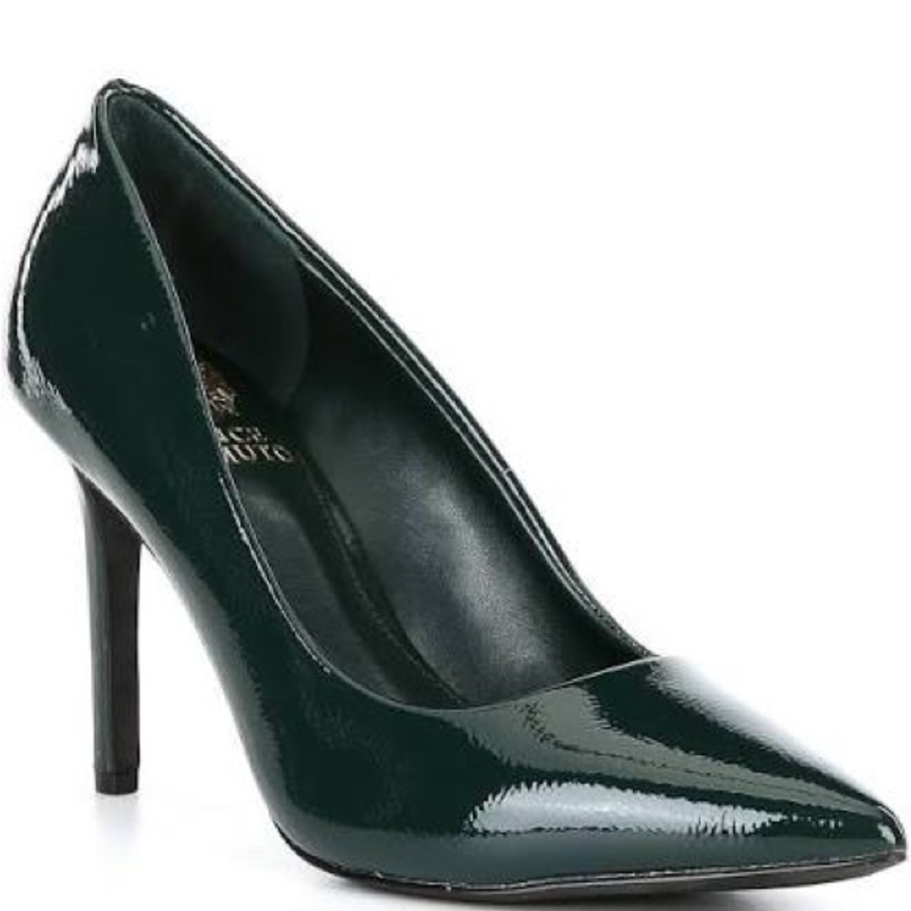 Vince Camuto Savilla Patent Leather Dress Pumps in Mallard Green - Never Worn